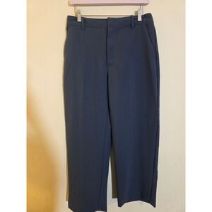 Gap Straight Crop Pants Deep Sailor Blue Elastic Back Trousers 744912-03 Mens 12
